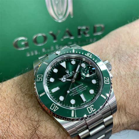 rolex with green|Rolex green face submariner.